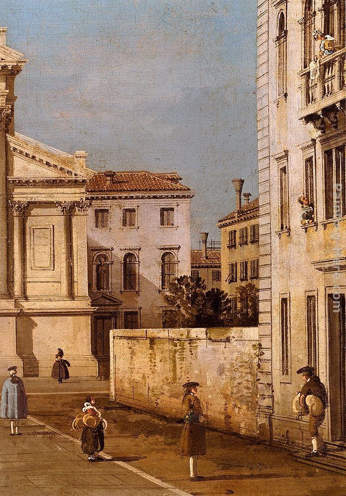 Canaletto S. Francesco Della Vigna Church And Campo